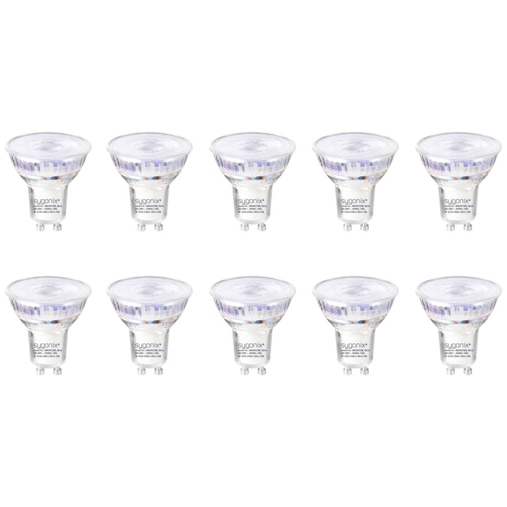 Sygonix LED fényforrás GU10 3.6W meleg fehér 10db/cs (SY-5237738) (SY-5237738)