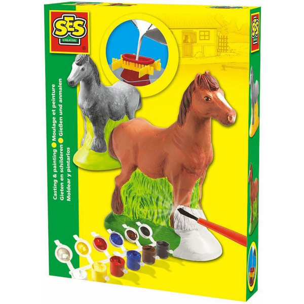 SES Creative Children's Horse Casting and Painting Set