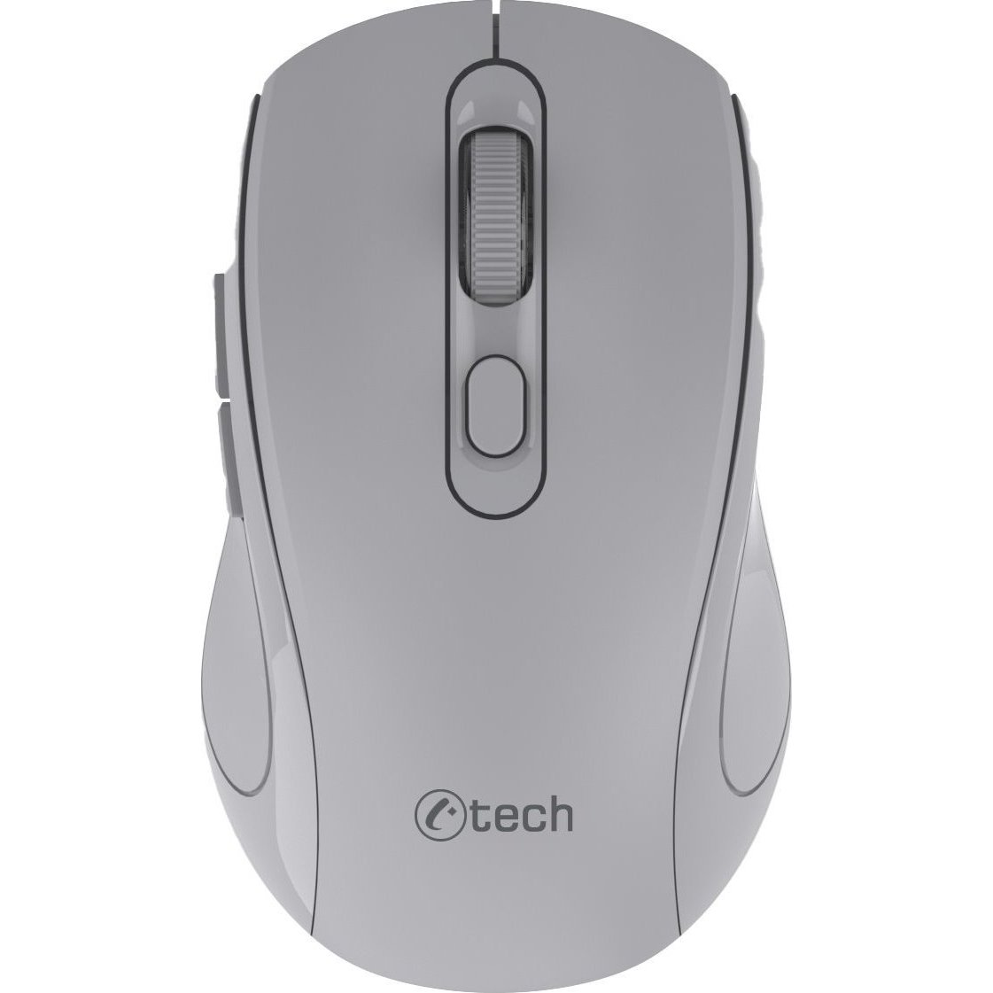 C-TECH WLM-12 Dual Mode Wireless Egér 1600DPI Szürke (WLM-12GR)