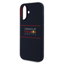 Red Bull szilikon Horizontal Logo MagSafe iPhone 16 Plus készülékhez tok tengerészkék