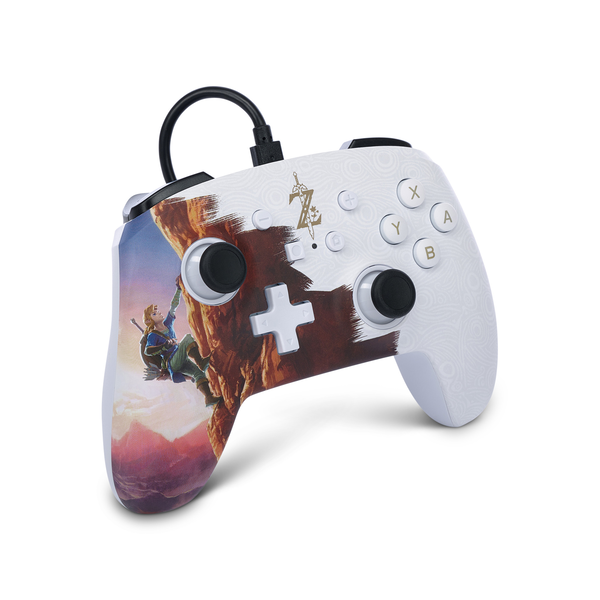 Контролер с кабел PowerA Enhanced Wired Nintendo Switch Hero's Ascent