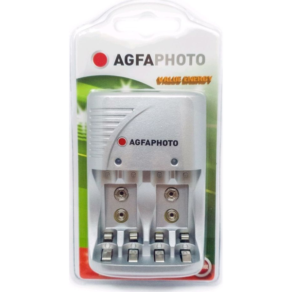 AgfaPhoto Ladegerät Value Energy für AA/AAA/9V          1St.