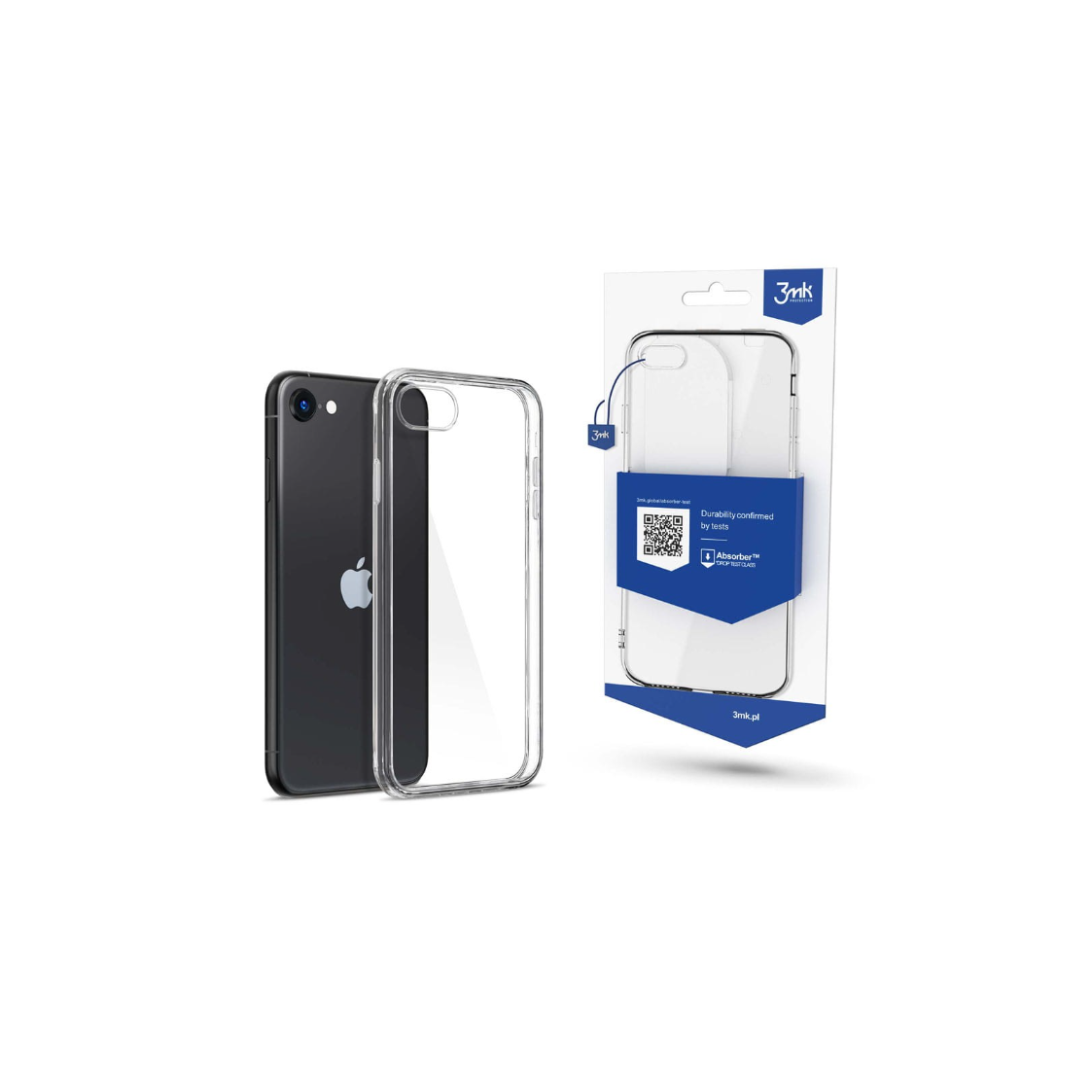 3mk Apple iPhone SE 2020/2022 Szilikon Tok - Átlátszó (5903108245814)
