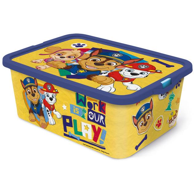 Store Paw patrol 13 l, fedővel, műanyag (8412497025459)
