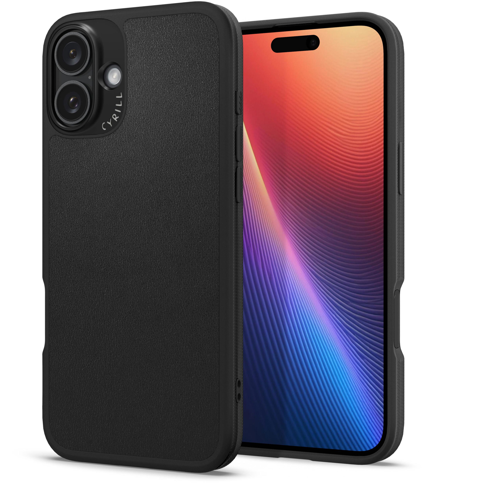 Spigen Cyrill Kajuk MagSafe Black iPhone 16 tok (ACS08411)