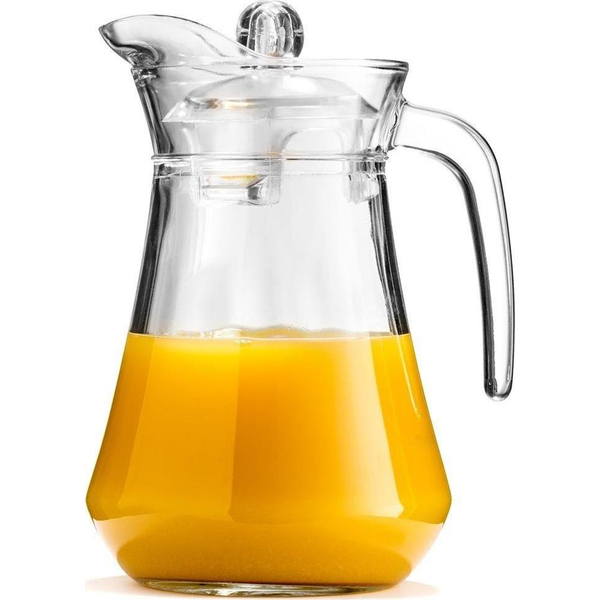 Steklen vrč s pokrovom 1,4 l