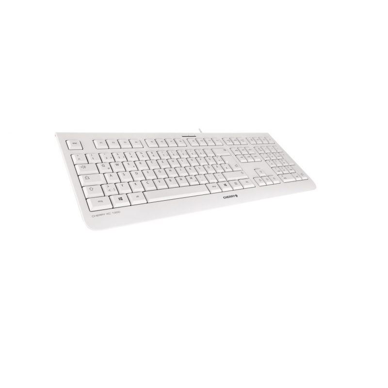 CHERRY KC 1000 billentyűzet USB AZERTY Francia Szürke (JK-0800FR-0)