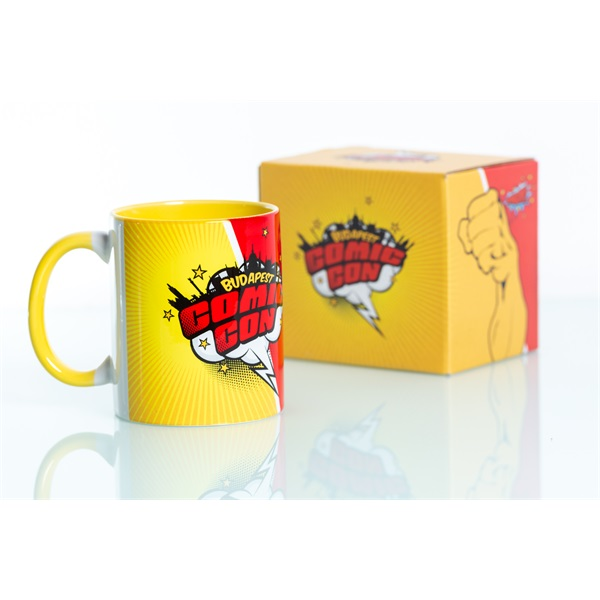 PRC 350ml bögre dobozban - Budapest Comic Con mintás (BCCLOG350BÖG_S)