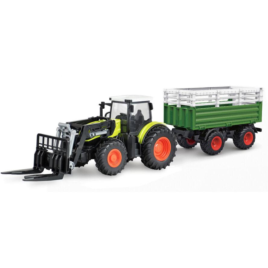 Amewi Távirányítós traktor XL kiegészítő csomaggal - Zöld (22641)