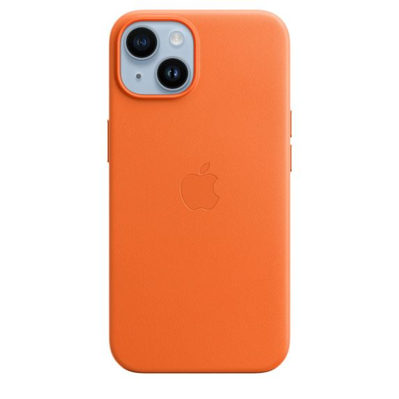 Obal kryt Apple kožené s MagSafe pre iPhone 14