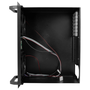 Lanberg 19" Fekvő rack ház 4U 430x350mm - Fekete