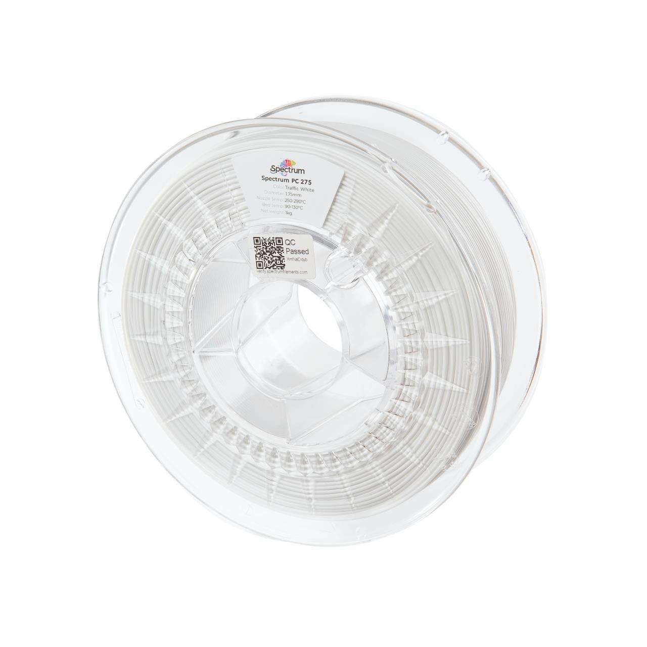 Spectrum PC 275 1,75 mm, Traffic White, 1 kg (80945)