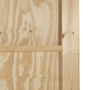 Ușa glisantă cu set de accesorii 83x232 cm din lemn masiv de pin, Ușa interioară "ORKDAL" 83x232x4 cm din lemn masiv de pin