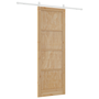 Ușa glisantă cu set de accesorii 83x232 cm din lemn masiv de pin, Ușa interioară "ORKDAL" 83x232x4 cm din lemn masiv de pin