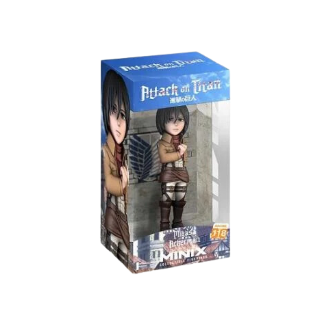 Minix 118 Anime - Attack on Titan Mikasa Ackerman gyűjthető Animációs figura 12cm (15313)