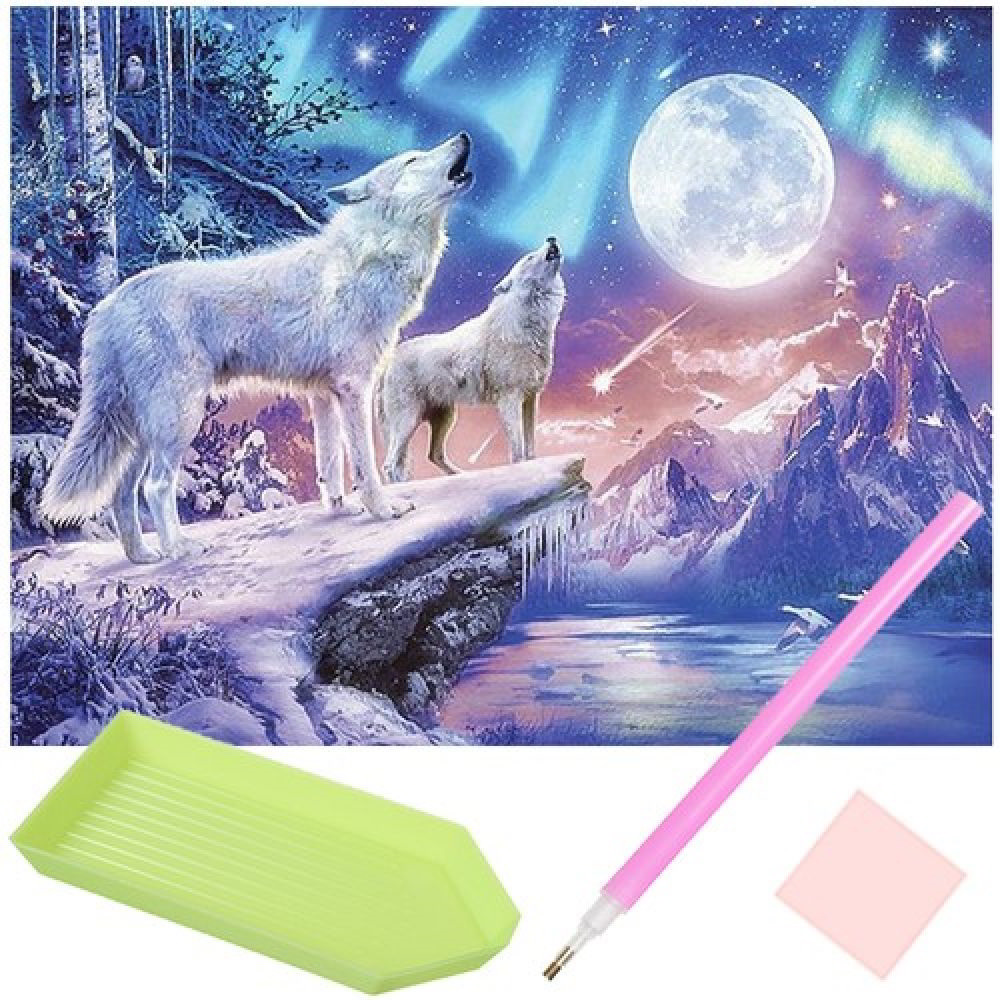 Malatec Gyémántszemes kirakó - Farkasok (16210)