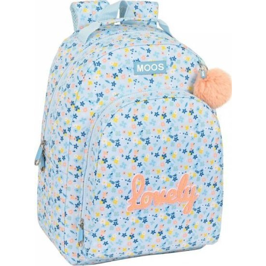 Moos Plecak szkolny Moos Lovely Jasnoniebieski (32 x 42 x 15 cm)