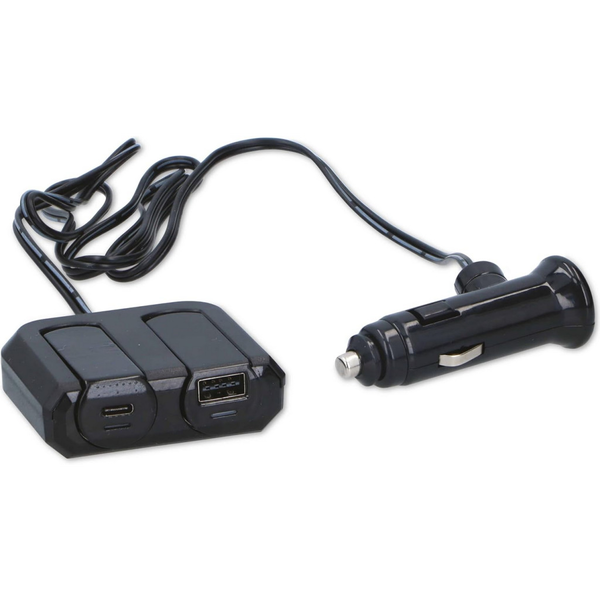Dunlop , Szivargyújtó Elosztó Usb/USb-C, 2-es (33251721)