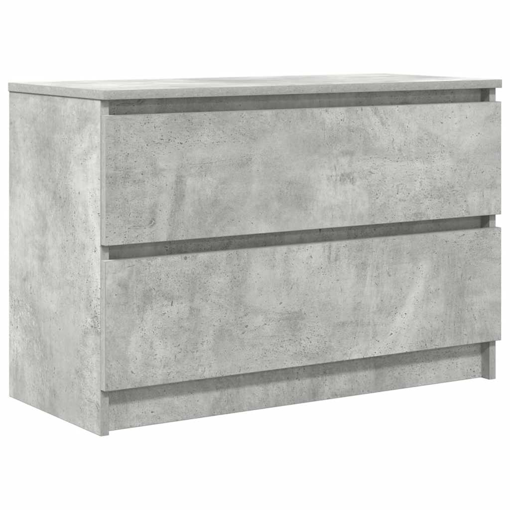 betonszürke szerelt fa TV-szekrény 80x35x54 cm (861790)