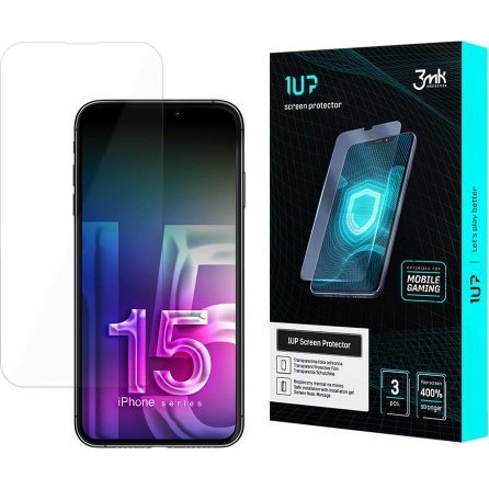  3MK Folia 1UP iPhone 15 Pro Max 6.7" Folia Gaming 3 szt.