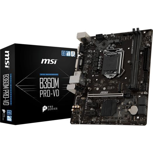 MSI B360M PRO-VD základná doska Intel® B360 LGA 1151 (Socket H4) micro ATX