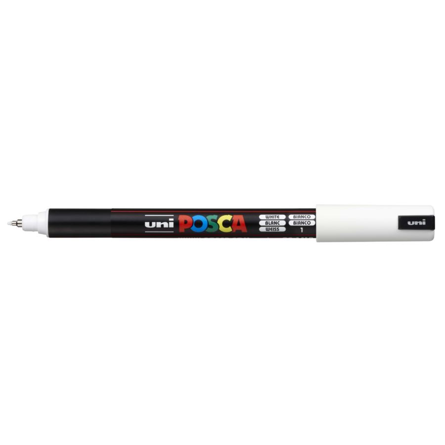 Uni Posca PC-1MR dekormarker fehér (PC-1MR WHITE(E)) (PC-1MR WHITE(E))