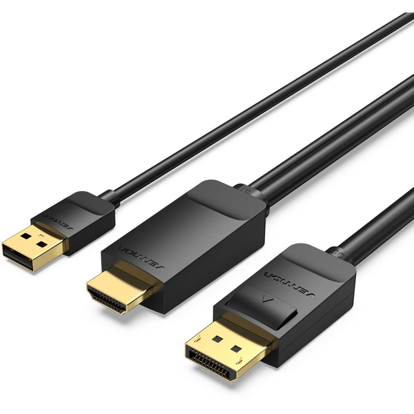 Vention HDMI to DisplayPort (DP) 4K@60Hz Cable 1.5m Black