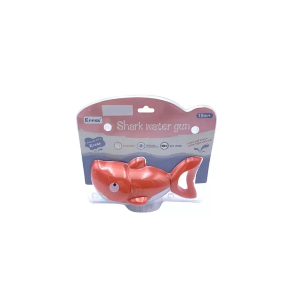 Cápa formájú vízipisztoly 18 cm - Piros