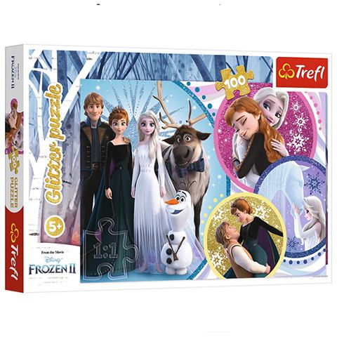 Puzzle Trefl GLITTER Puzzle 100 dielikov Puzzle 100 Glitter V žiare lásky