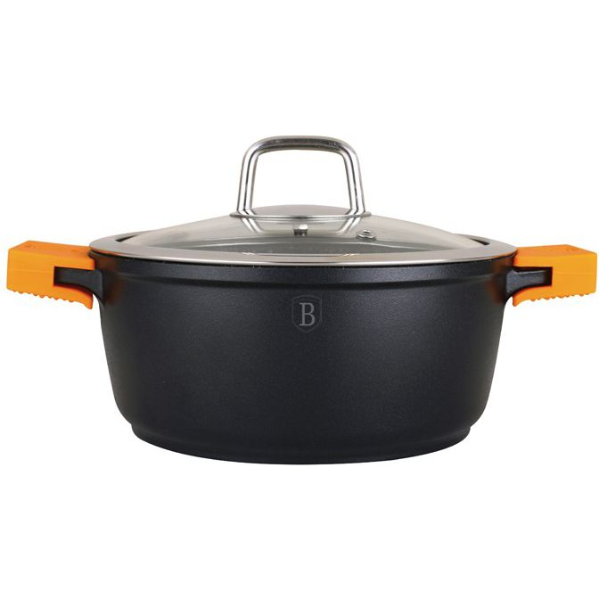 Berlinger Haus Lábas Fedővel 20 Cm Granit Diamin (BH/1094)