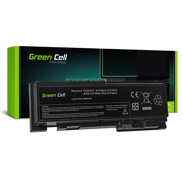 Green Cell LE58 IBM Lenovo ThinkPad T420x Notebook akkumulátor 2200 mAh