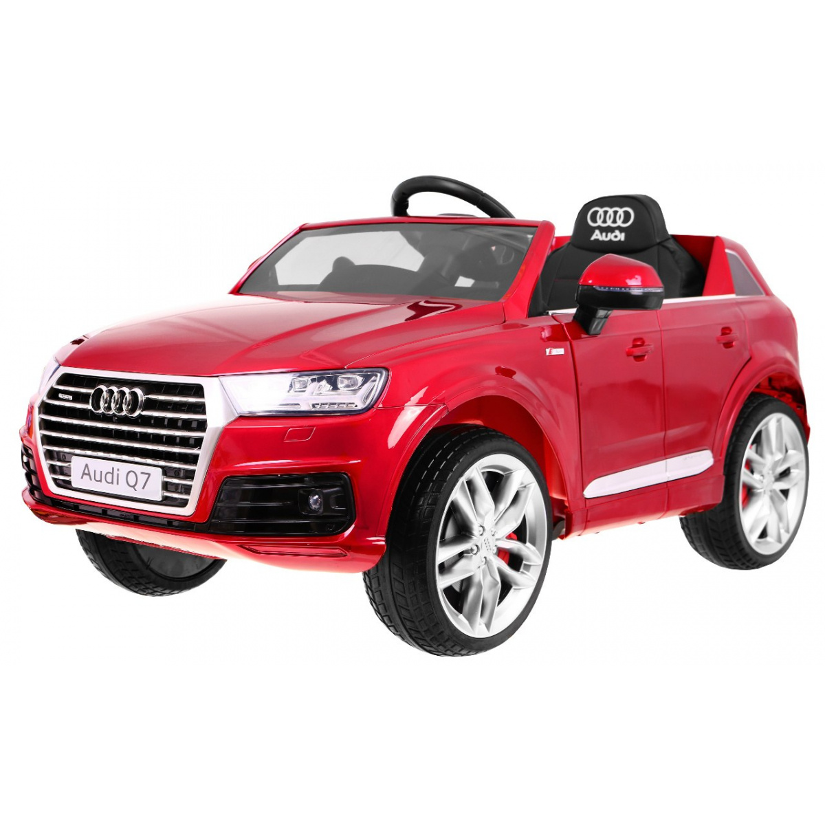 Ramiz Audi Q7 2 4G lakkozott Elektromos autó - Piros (PA.HL159.EXL.CR)