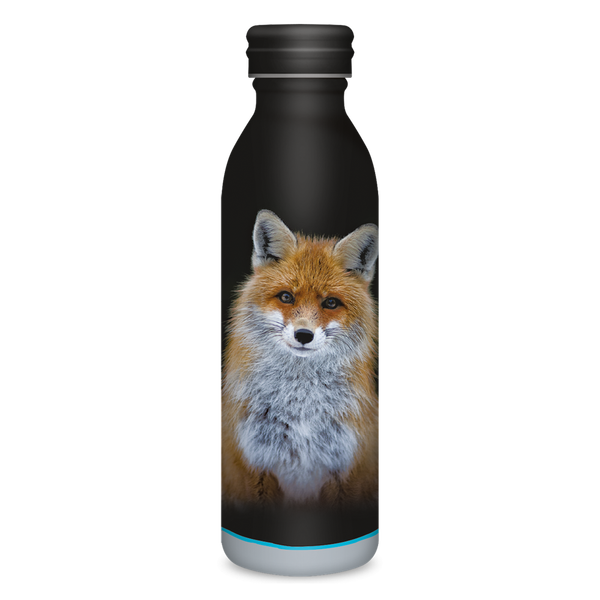 Ars Una Máté Bence-Fox 24 Dupla falú Termosz kulacs 600ml - Fekete mintás
