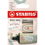 STABILO BOSS MINI Naturevibes Szett, 3 szín (földzöld, sárzöld, bézs)