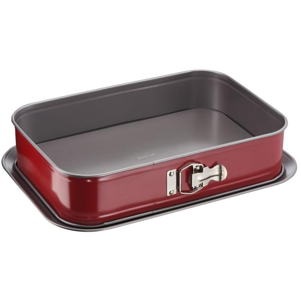 Tefal J1640574 Delibake szögletes sütőforma csatos 36x24cm