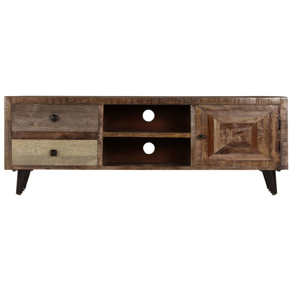 tömör mangófa TV-szekrény 118 x 30 x 40 cm (247330)