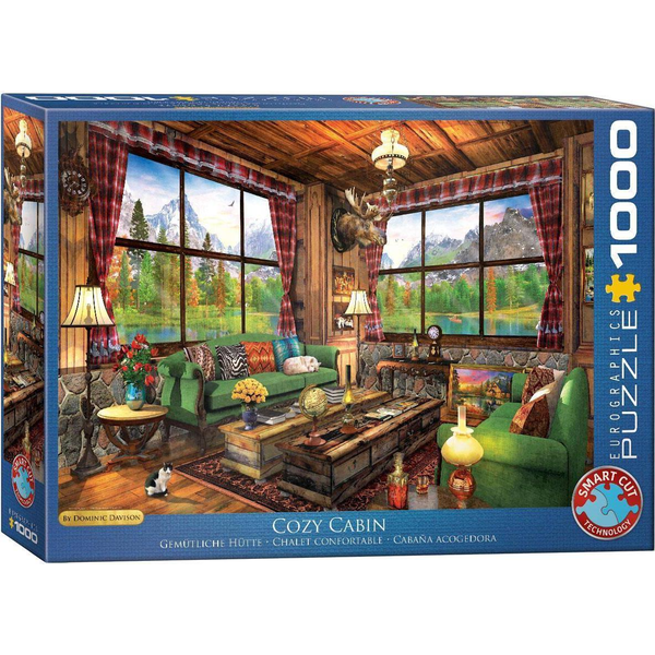 EuroGraphics 1000 db-os Puzzle - Cozy Cabin, Dominic Davison (6000-5377)