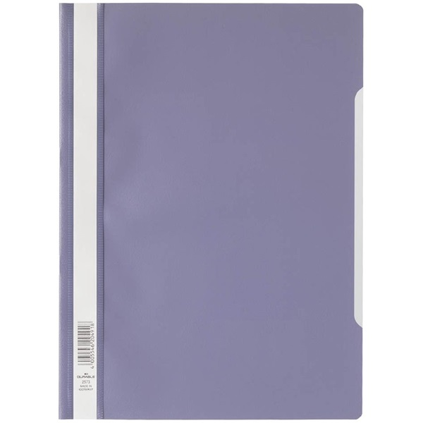 Durable A4 PP halványlila gyorsfűző (257312)