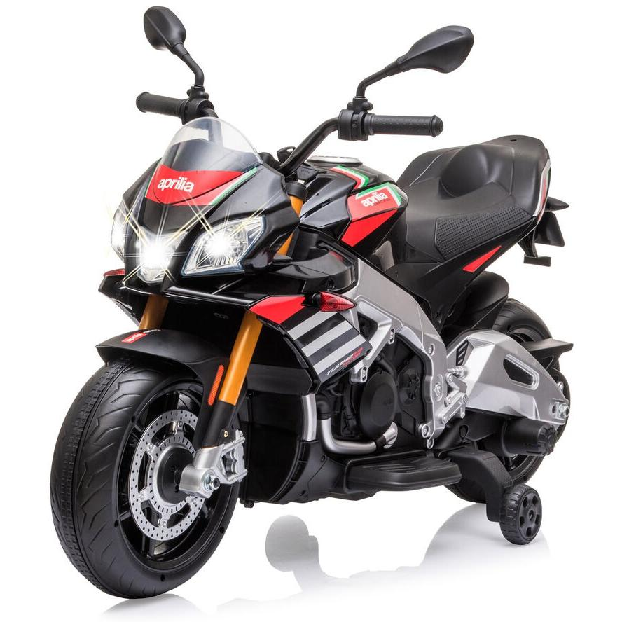 Jamara Ride-on Motorrad Aprilia Tuono 1100 RR Elektromos motor - Fekete (460589)