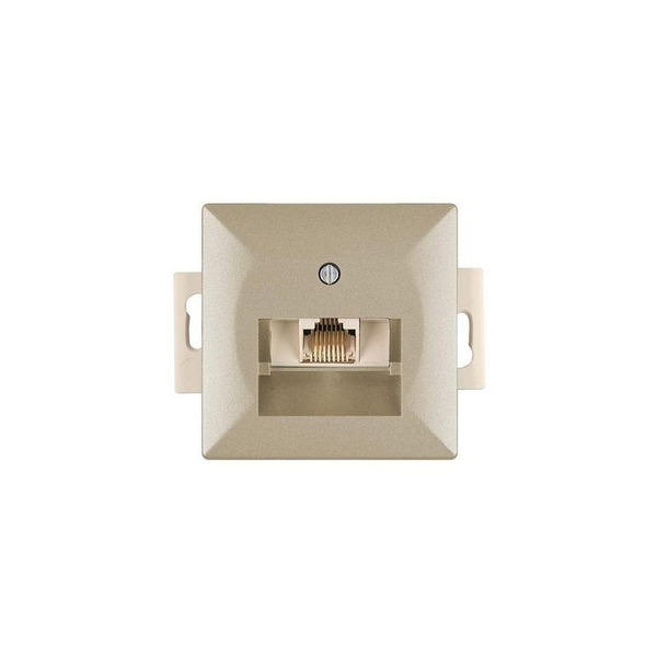 Abex Pearl satin - telephone and computer socket (GTP-10P)