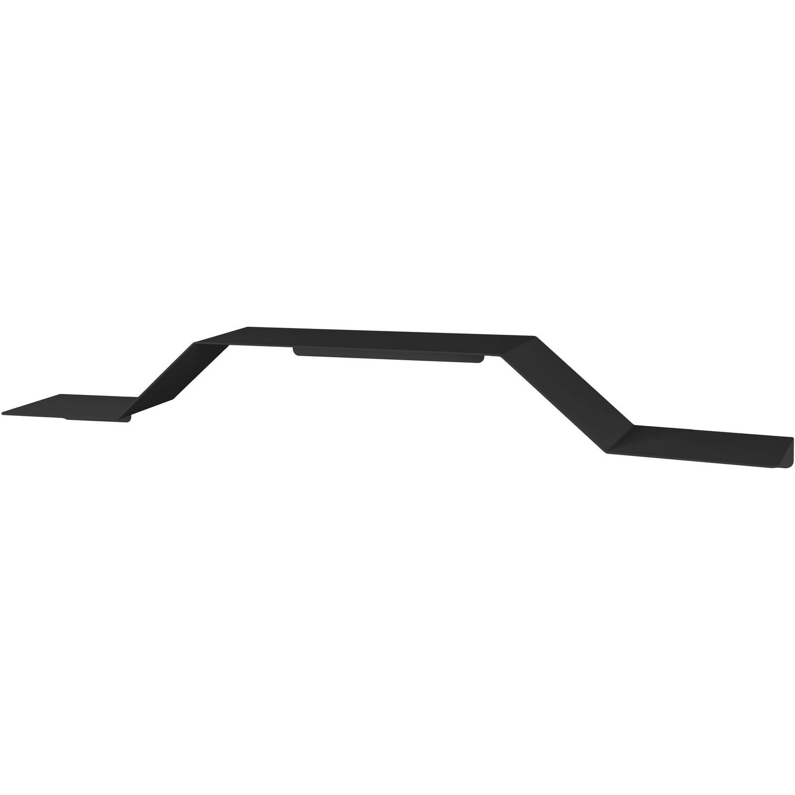 Proxa fali polc PL011-B, 112 × 12 × 15 cm, fekete (PL011-B)