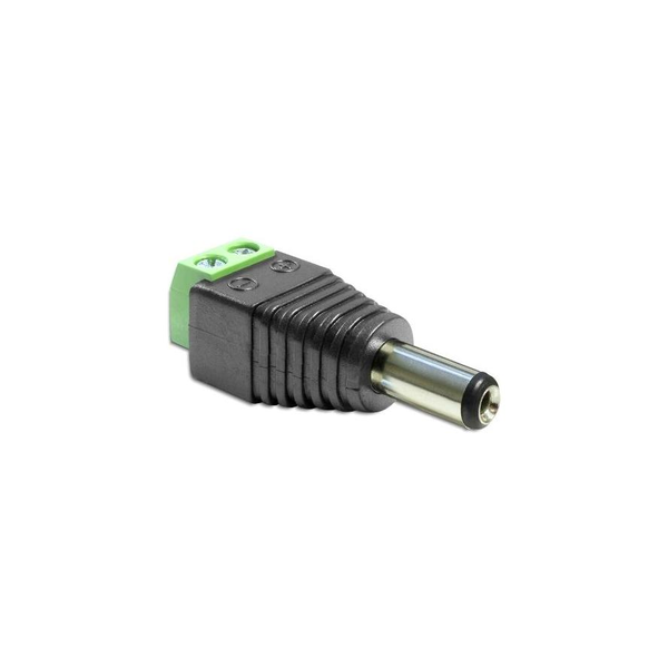 DELOCK Adapter Terminalblock 2Pin -> DC 2,1 x 5,5mm Stecker