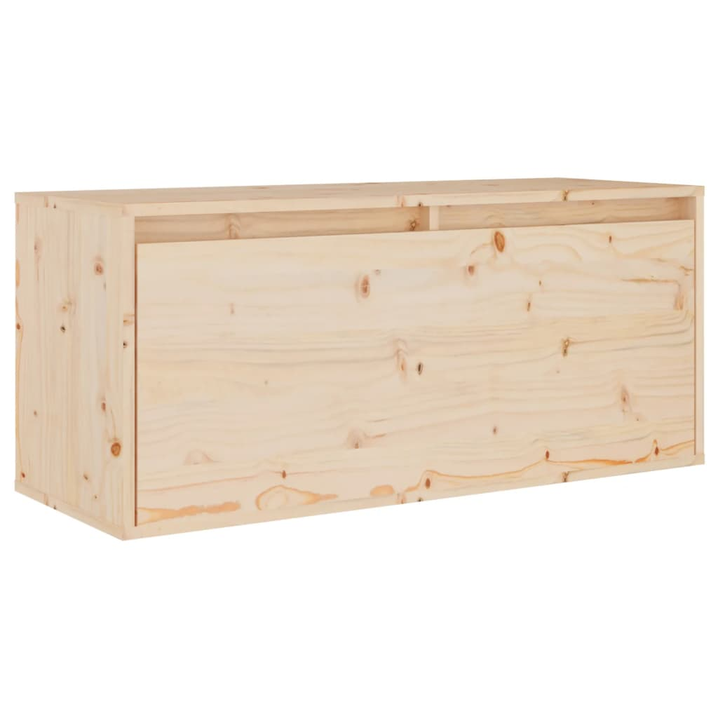 tömör fenyőfa faliszekrény 80 x 30 x 35 cm (813455)