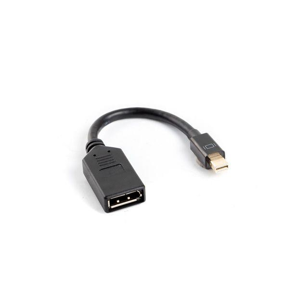 Lanberg mini Displayport - HDMI Adapter 0.12m Fekete