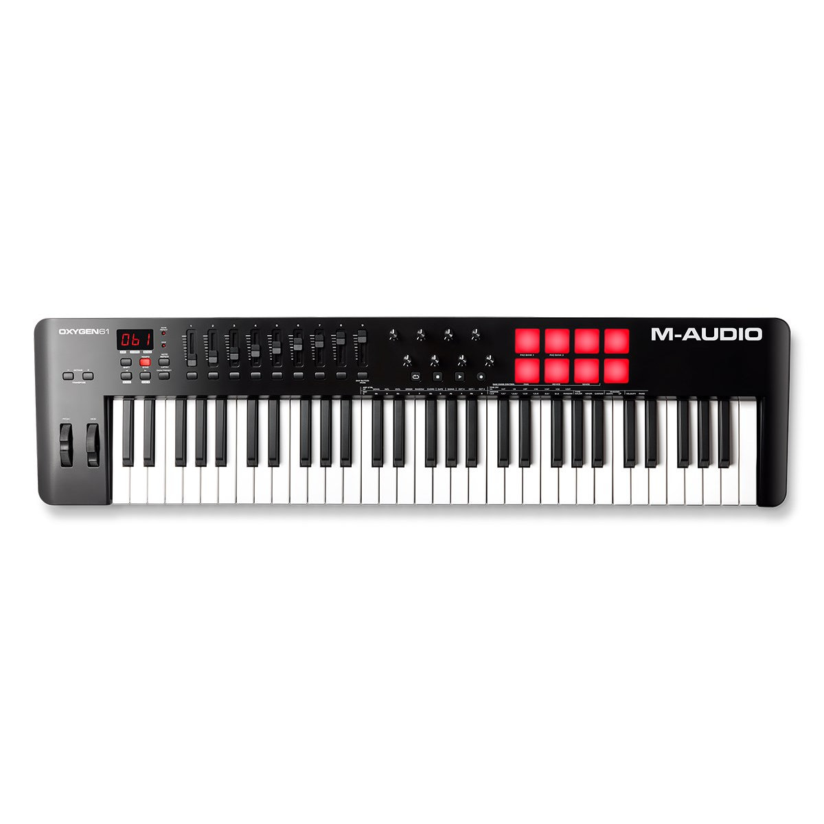 M-Audio Oxygen 61 MKV USB MIDI billentyűzet - Fekete (OXYGEN 61 MKV)