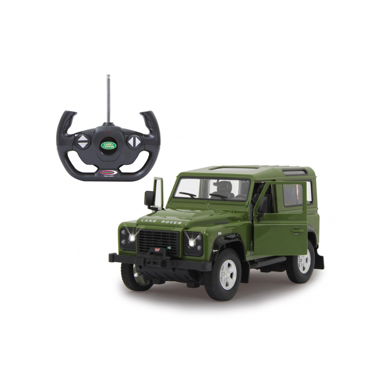 Jamara Land Rover Defender RC Távirányítós Autó (1:14) - Zöld (405155)