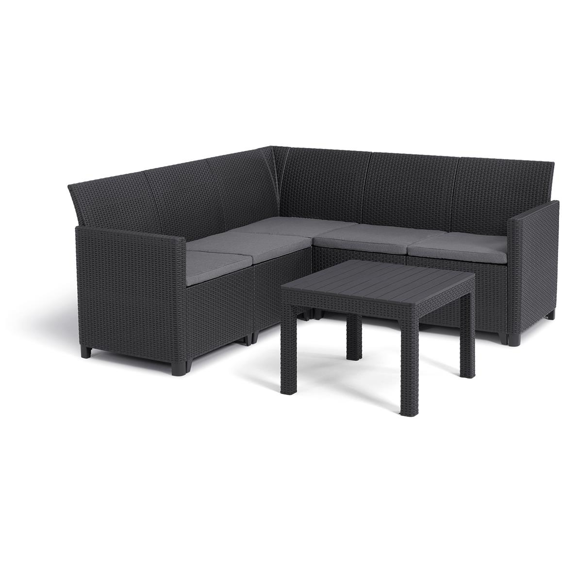 KETER Marie 5 corner bútorkészlet, grafit (252710)