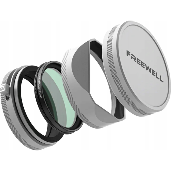 FujiX100 Filter Kit with Lens Hood Freewell (silver)