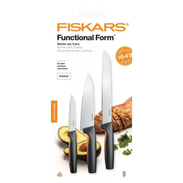 Sada nožů FISKARS Functional Form 1057559 (3 díly)