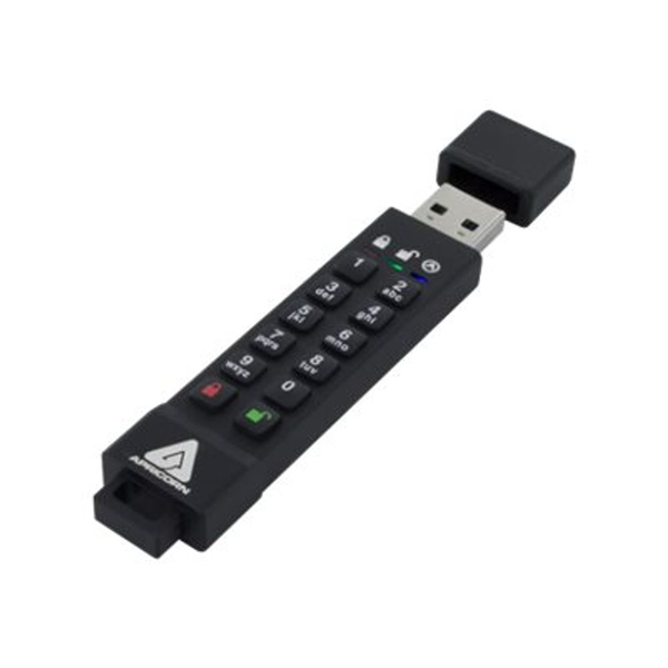 Pendrive Apricorn 32GB Aegis Secure Key 3z 32GB USB 3.0 černý